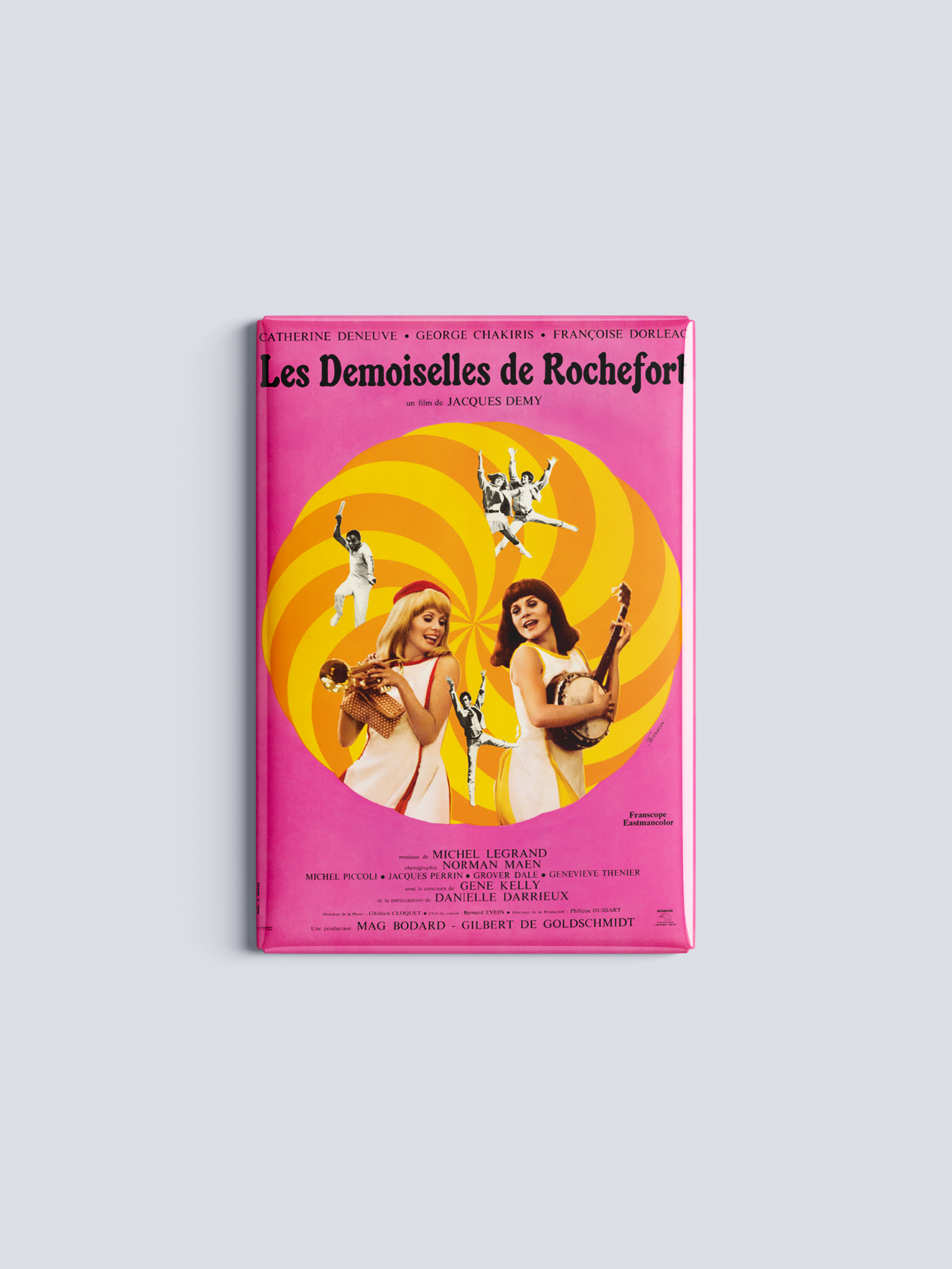 Poster Les Demoiselles De Rochefort - 30 X 40 Cm - Qualité Papier, Livré Roulé Dans Un Tube